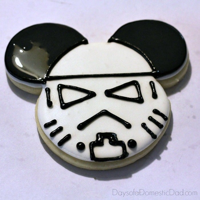 How to Make Your Own Mickey Mouse Star Wars Stormtrooper Cookies