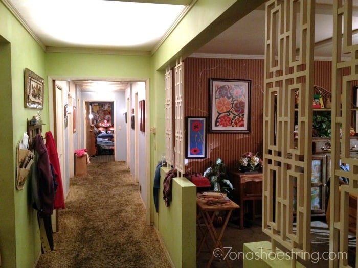 On set of the middle house