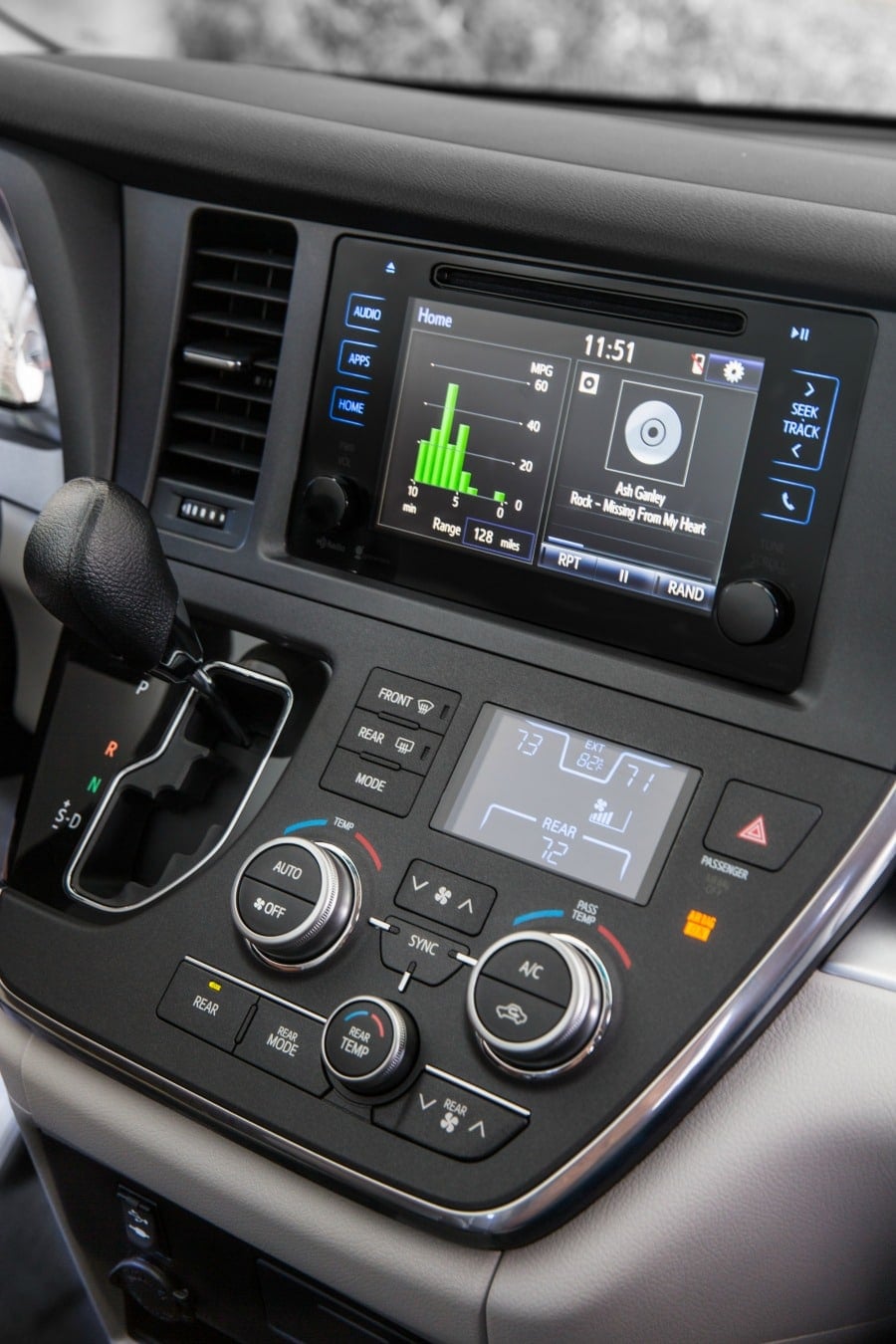 Toyota Sienna Dashboard