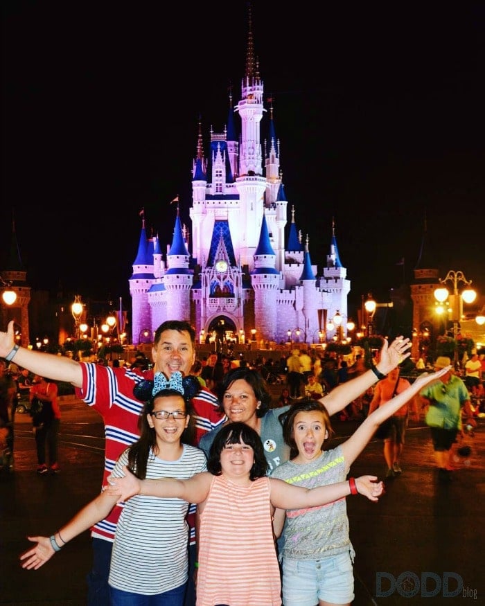 Family at Disney World