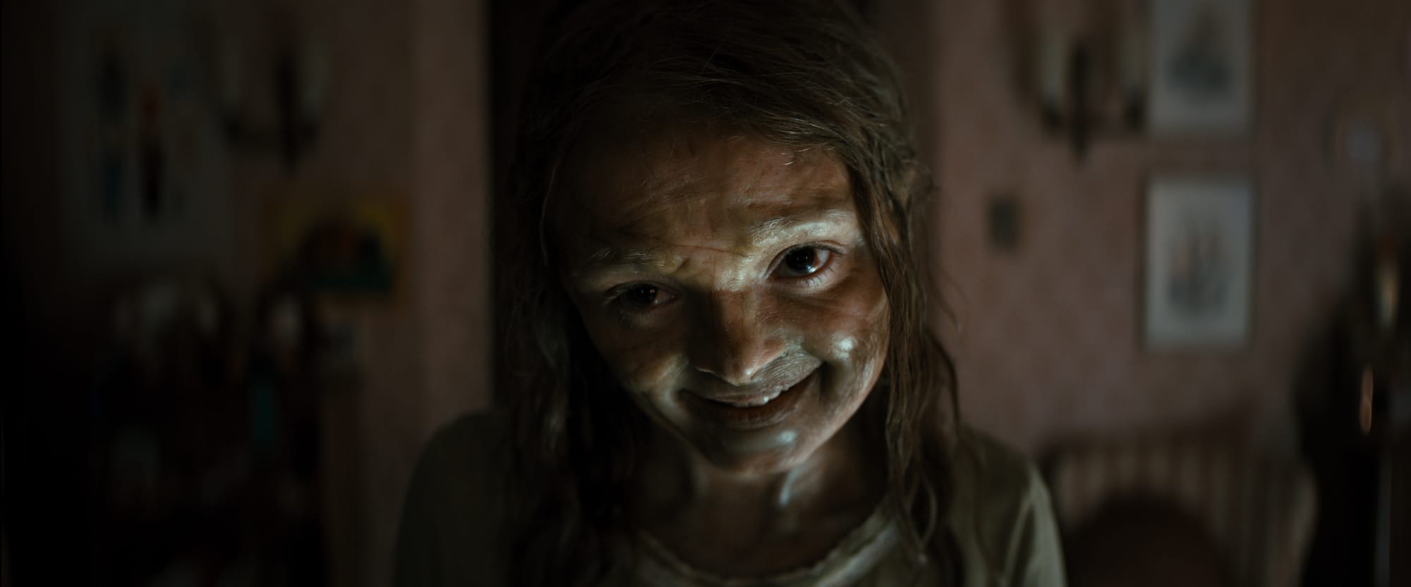 The Mummy 2026 transformation scene creepy face horror movie parents guide