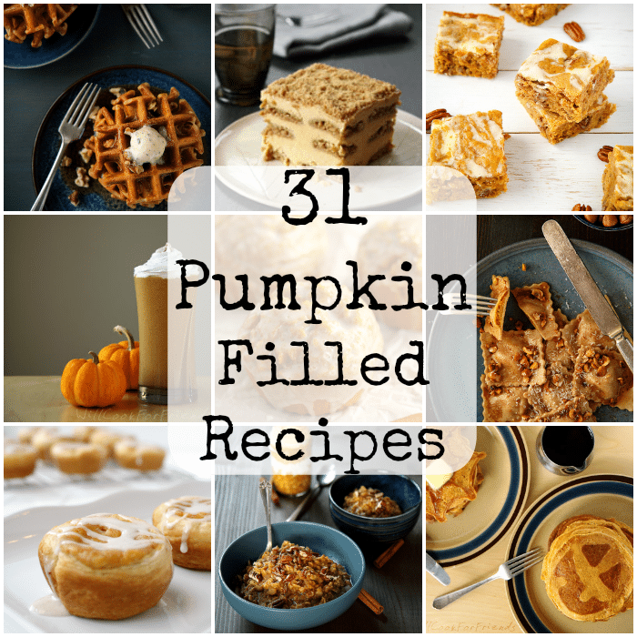 31 Pumpkin Filled Recipes
