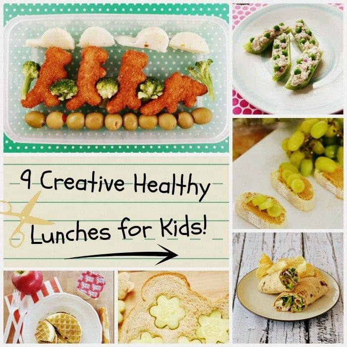 9 Creative Healthy Lunches for Kids!