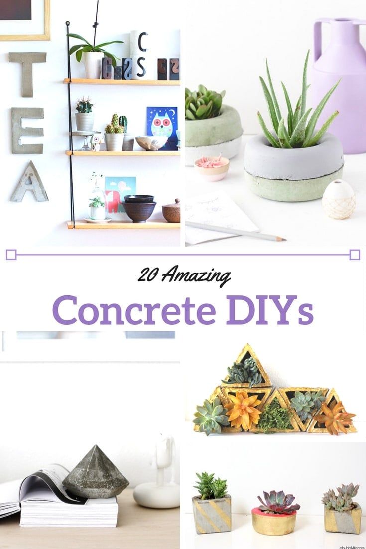 Concrete DIYs You Can Have the Kids Help You With