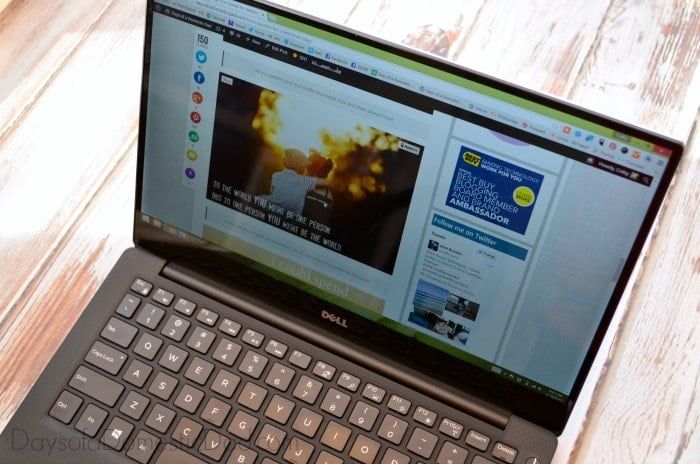 With the Power of the Dell XPS 13 Ultrabook I Can Stay Connect All the Time