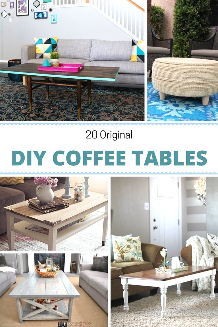 Interesting DIY Coffee Tables