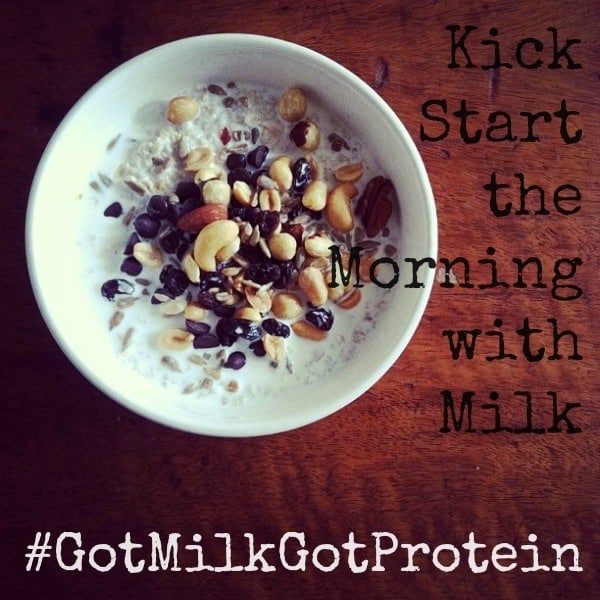 Kick Start the Morning with Milk
