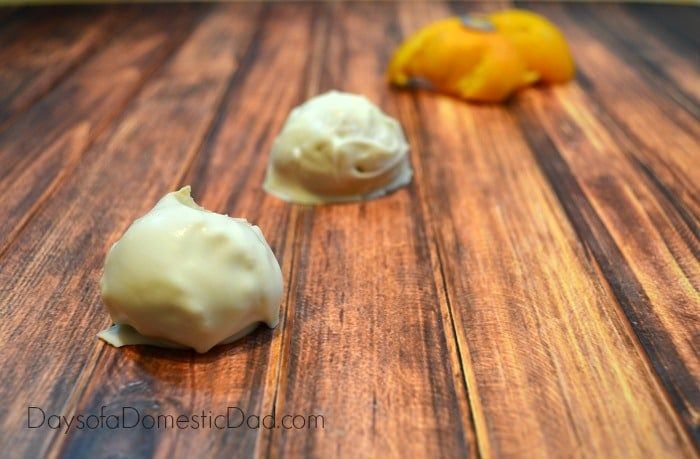 Orange Creamsicle  Truffles Made with Halos Mandarin Oranges #HalosFun