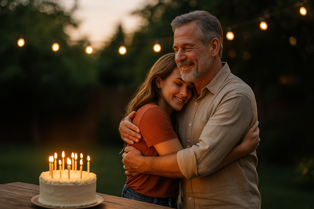 Happy Birthday Dad from Daughter — Heartfelt, Funny & Short