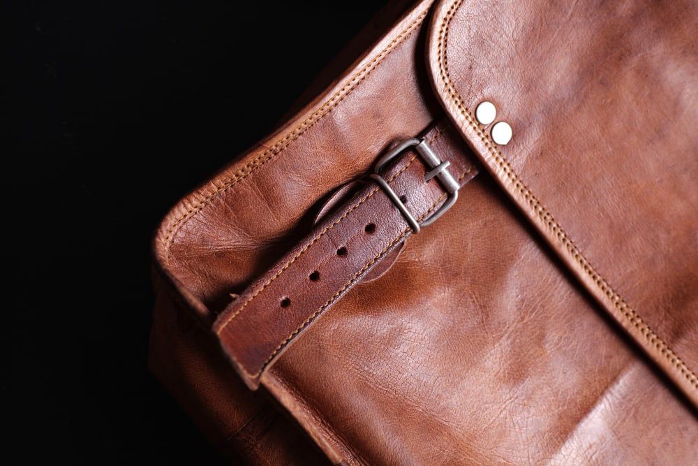 Getting Vintage With Brown Leather Briefcase