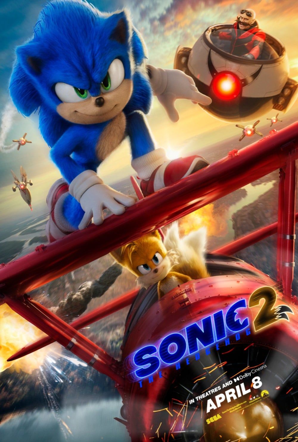 SONIC THE HEDGEHOG 2 - IN THEATRES APRIL 8, 2022