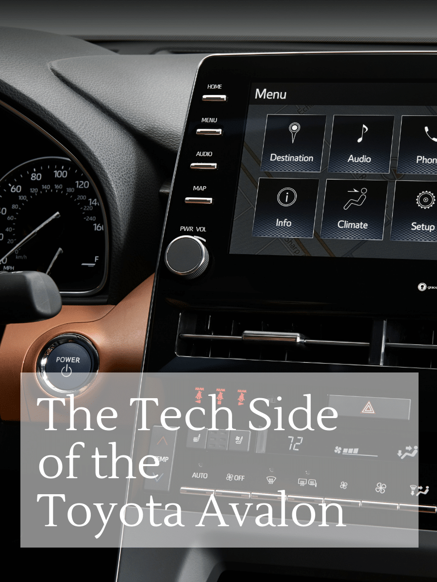Tech Side of the 2019 Toyota Avalon