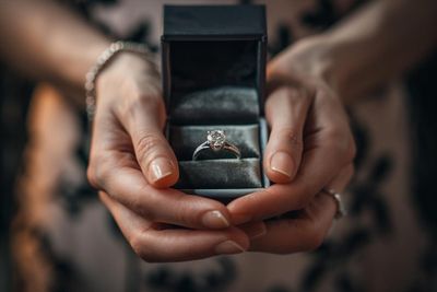 Which diamonds are most often used in engagement rings?