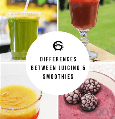 6 Differences Between Juicing & Smoothies