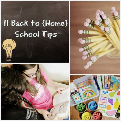 11 Back to {Home} School Tips for the Homeschool Family