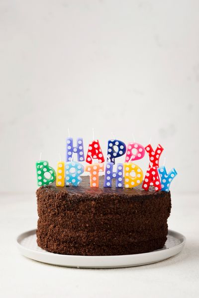 Chocolate Happy Birthday Cake