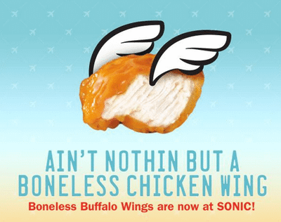 Sonic Chicken Wings