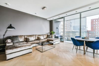 Luxury and beautiful living room interior design