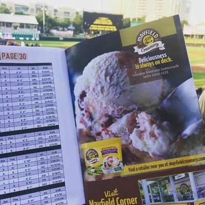 Baseball and Mayfield Creamery Ice Cream Really HITS the Spot