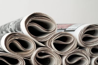 Free photo newspaper background concept