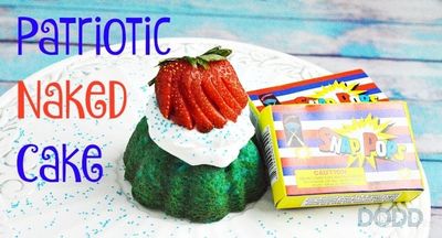 Patriotic Naked Cake Just in Time For July 4th