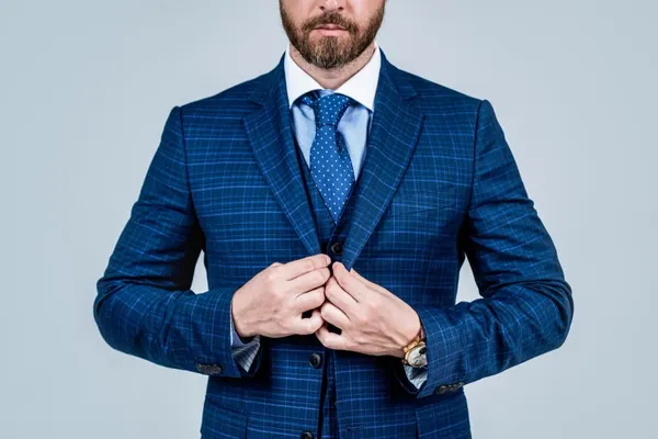 Go somewhere great. monochromatic ensemble. blue suit worn with necktie. formal male fashion. classic fashion style. elegant