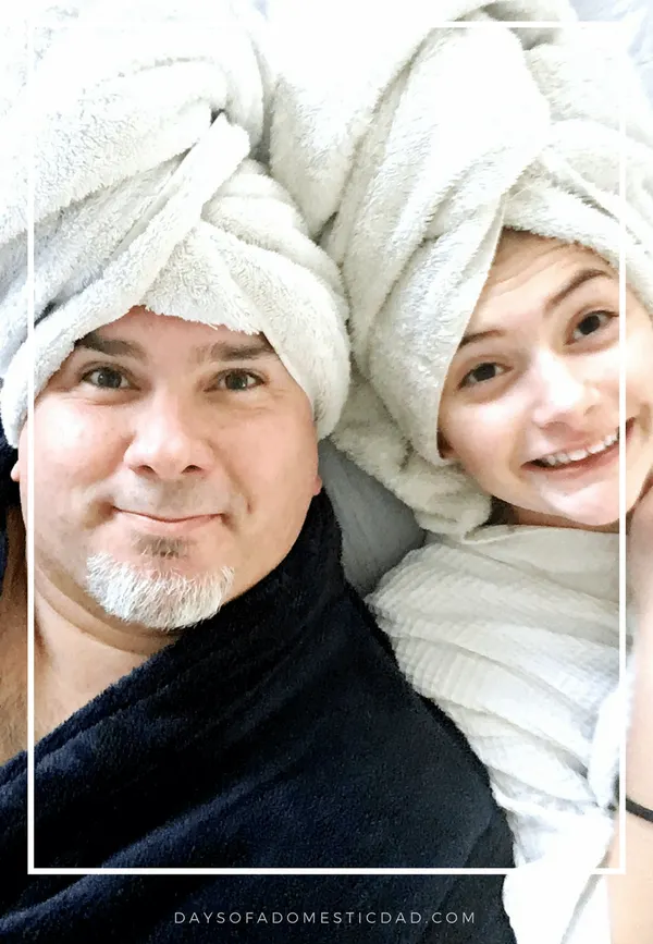 Dad and Daughter Ivory Soap