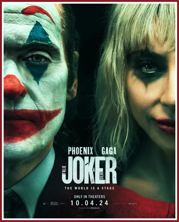Meet the Cast of Joker Folie à Deux - Official movie poster