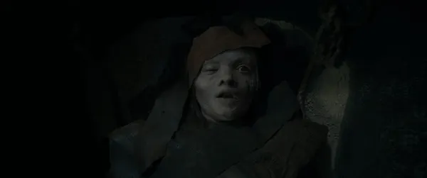 The Mummy 2026 possessed child wrapped face horror scene disturbing imagery parents guide