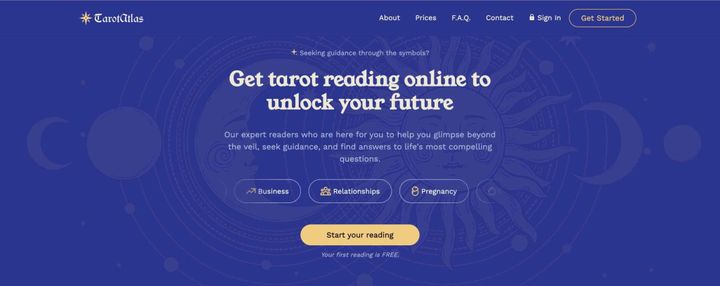Tarot Atlas: Accurate Online Readings You Can Trust