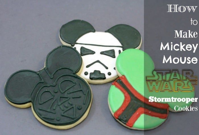 How to Make Your Own Mickey Mouse Star Wars Stormtrooper Cookies