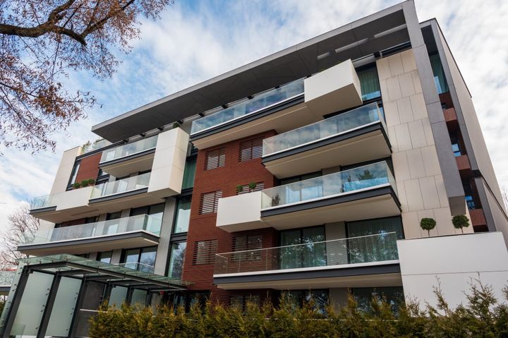 Free photo modern apartment architecture