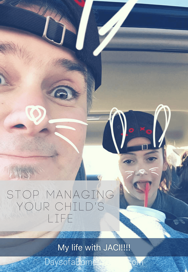 Stop Managing Your Child's Life