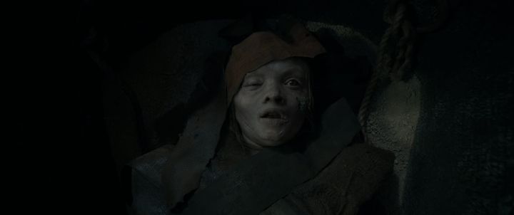 The Mummy 2026 possessed child wrapped face horror scene disturbing imagery parents guide
