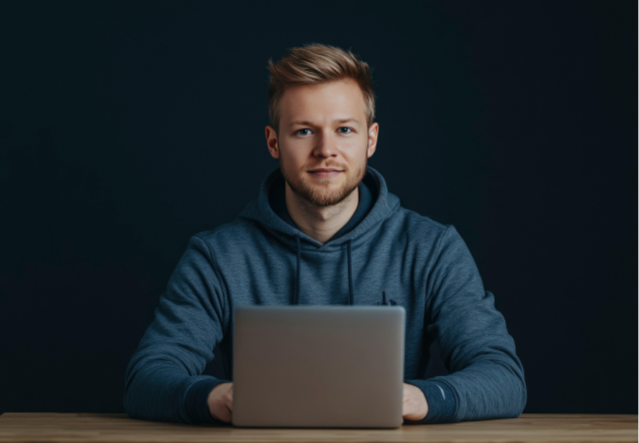 사람, 인간의 얼굴, 노트북, 컴퓨터이(가) 표시된 사진
AI 생성 콘텐츠는 정확하지 않을 수 있습니다.