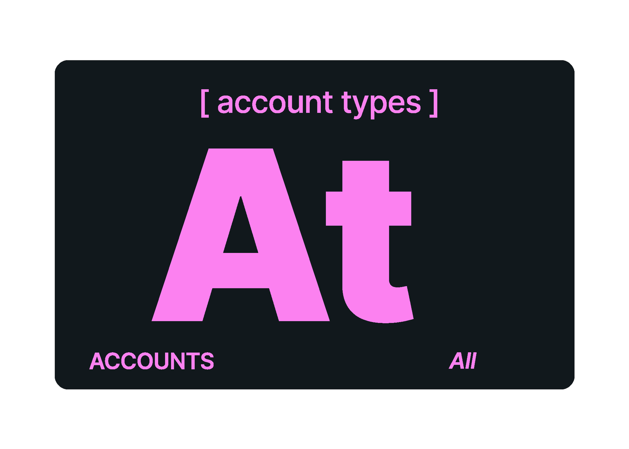 Towbook Element: Account Types