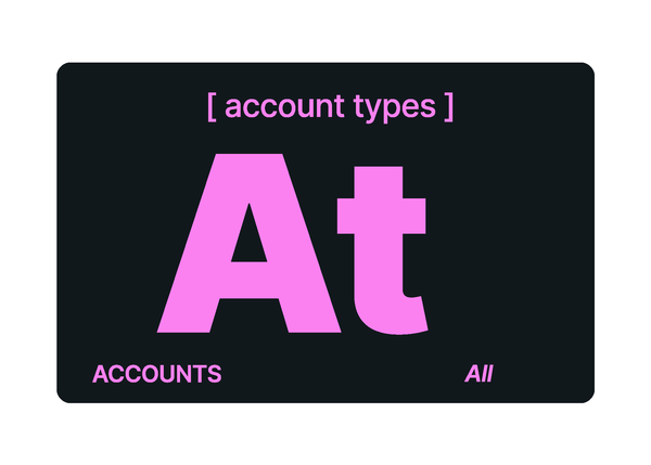 Towbook Element: Account Types