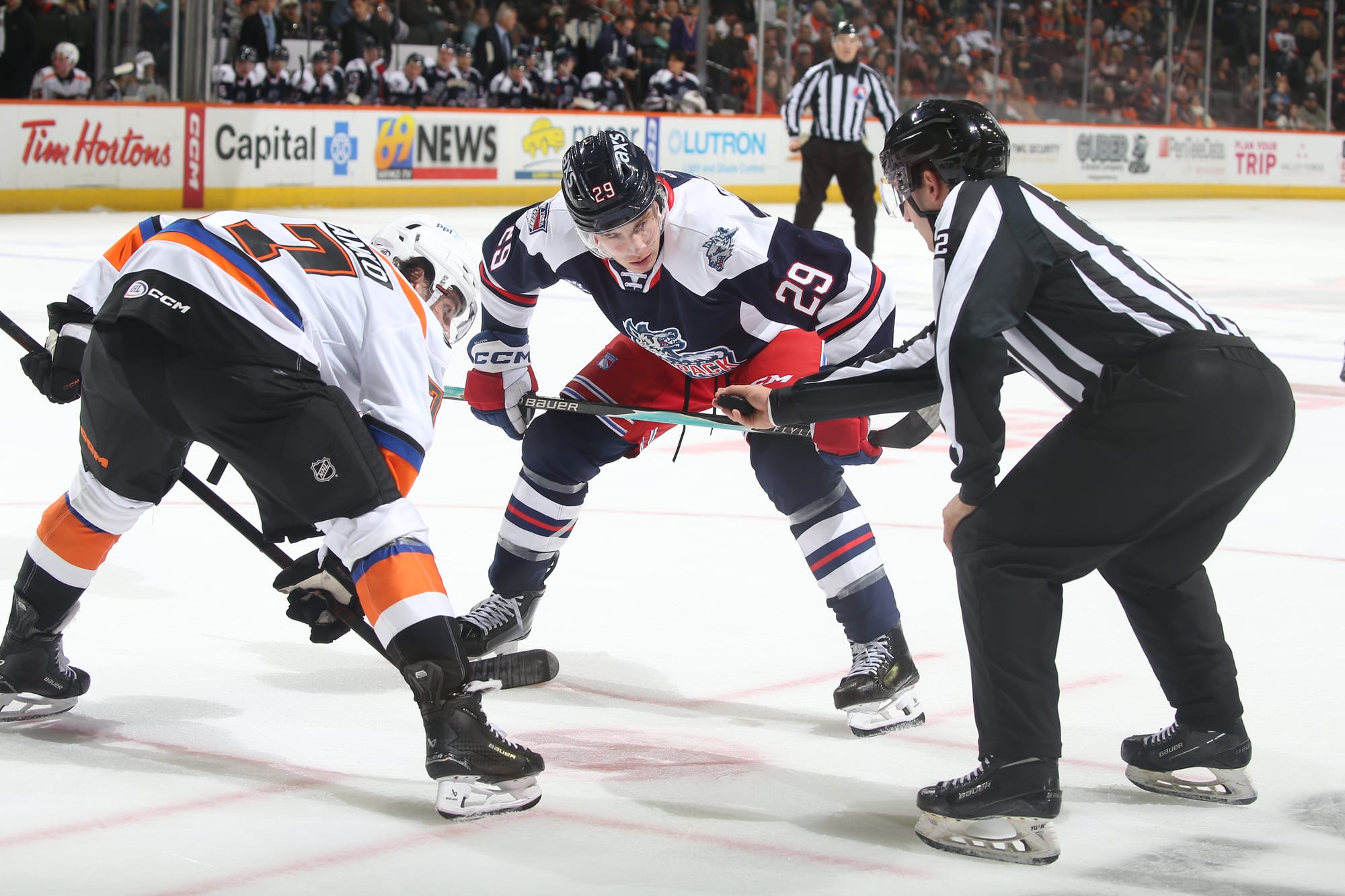 Wolf Pack Beat Phantoms 5-2 Behind Beaudoin’s Three Point Night