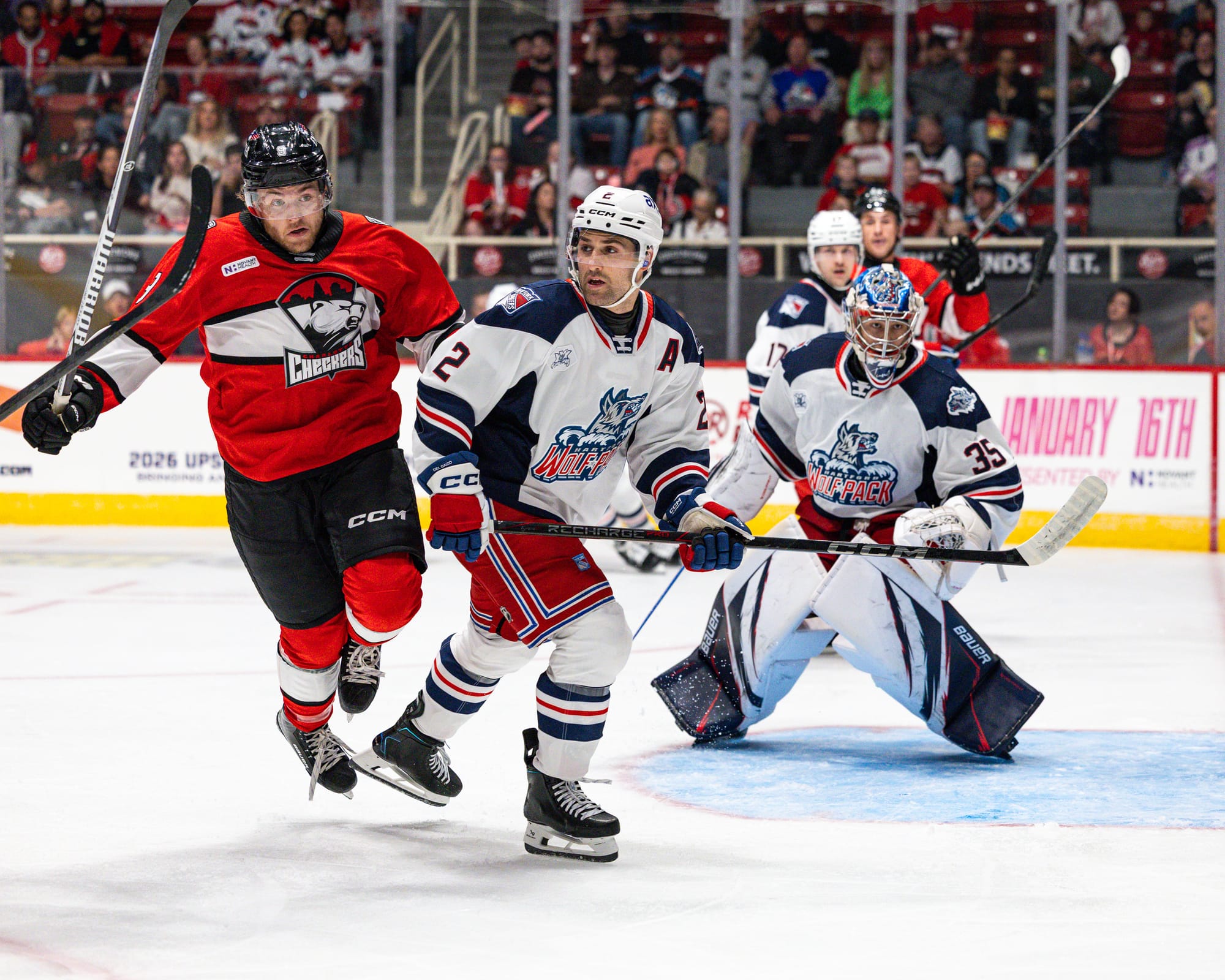 Wolf Pack Edged by Checkers 2-1