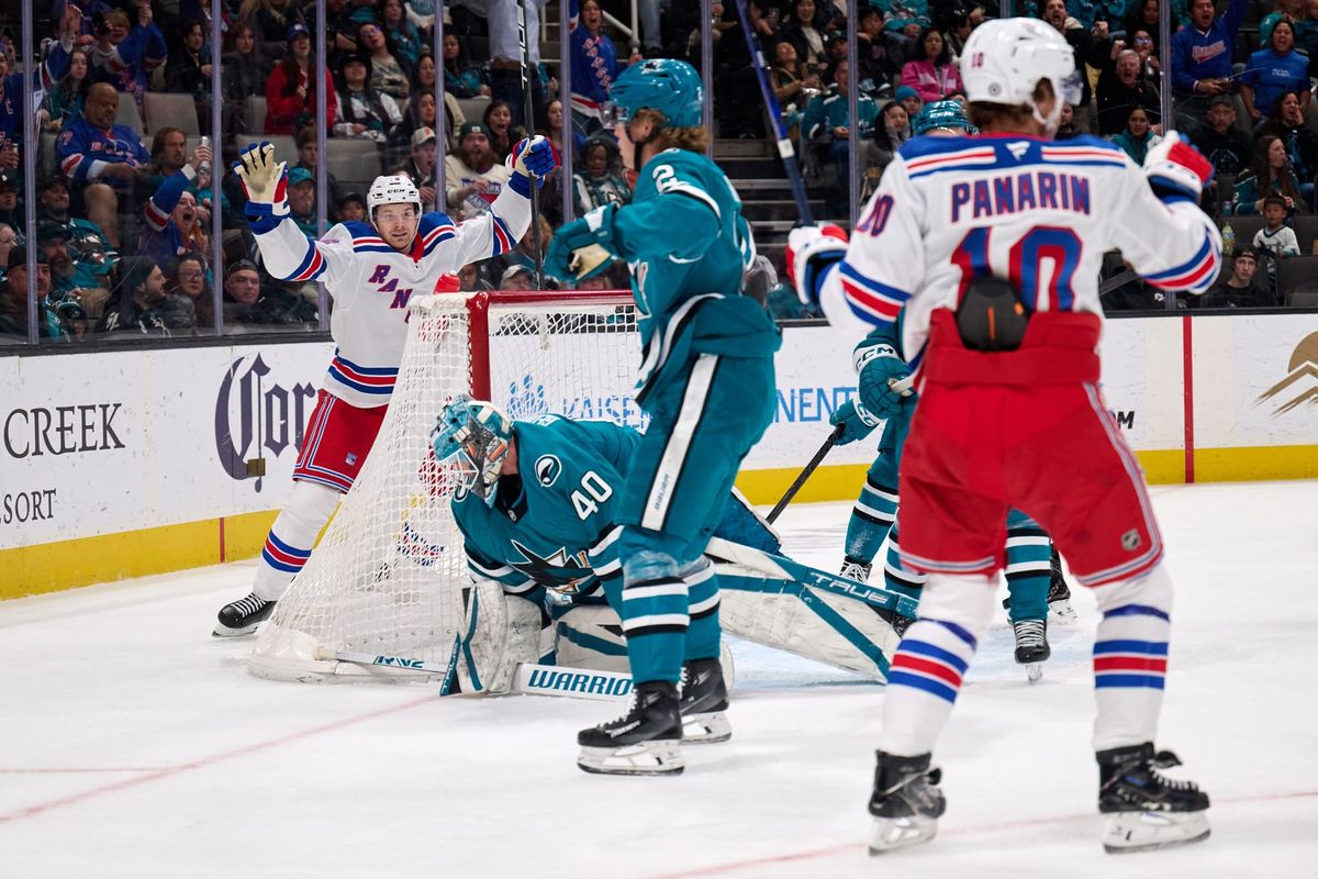 Rangers vs. Sharks: A Sharknado of Goals