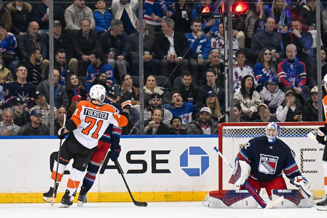 Recap: Rangers Have No Magic for Sam & JD, Fall 8-5 to Flyers