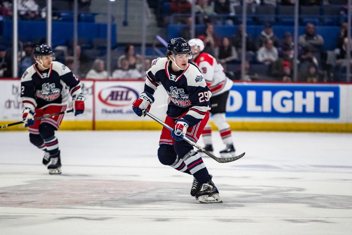 Rangers Sign Prospect Nathan Aspinall to Entry-Level Contract