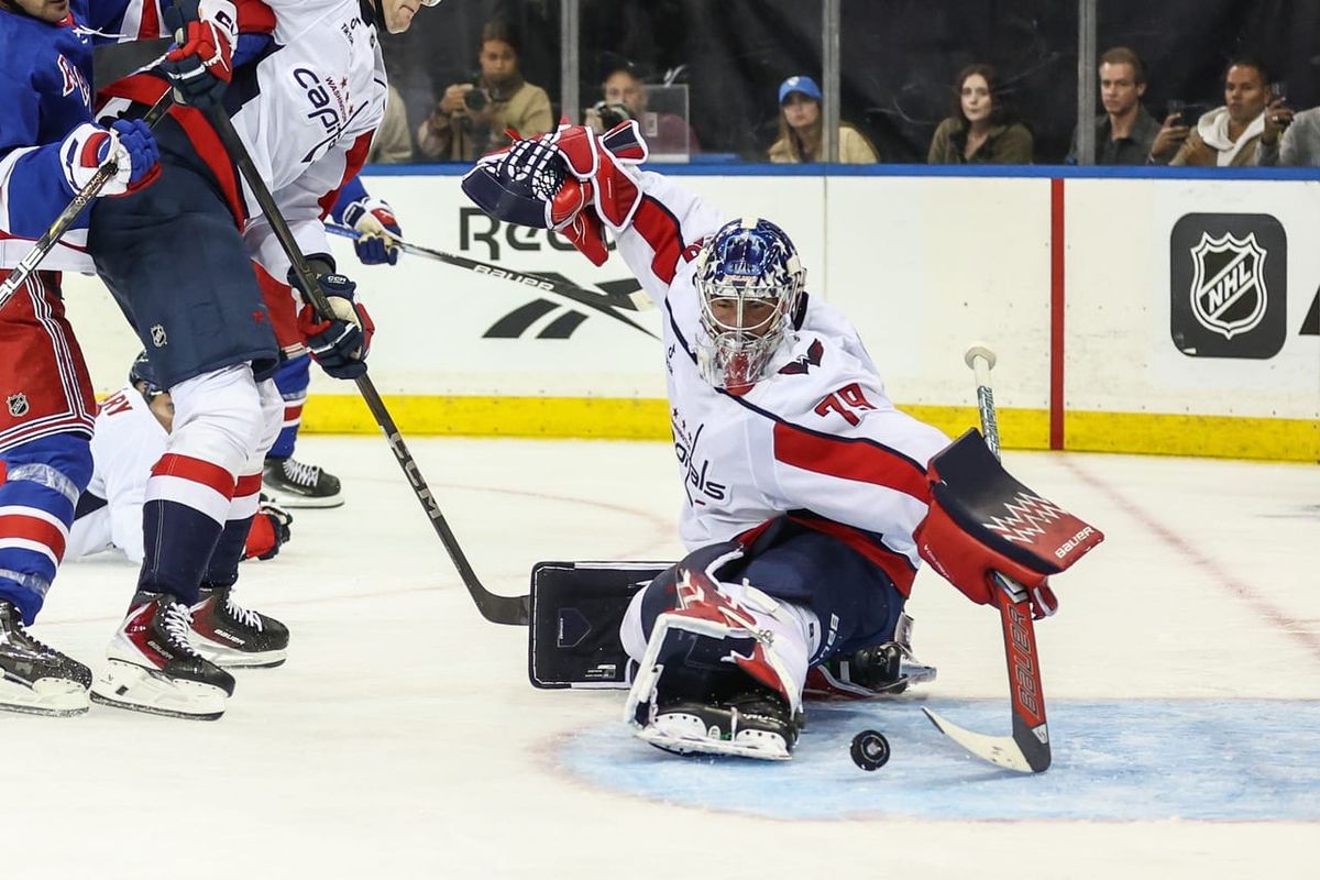 Recap: Charlie Lindgren Outduels Quick as Capitals Shutout Rangers 1-0
