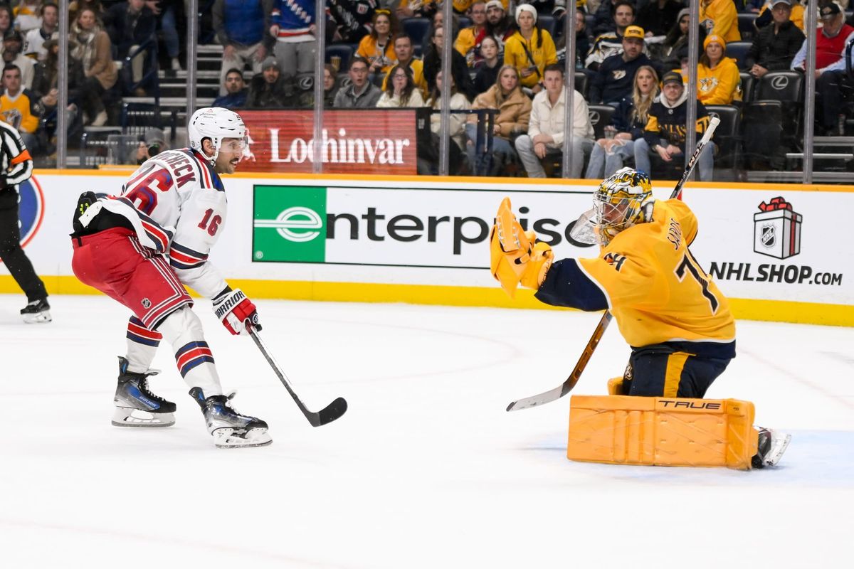 Game #38: New York Rangers vs. Nashville Predators Open Thread
