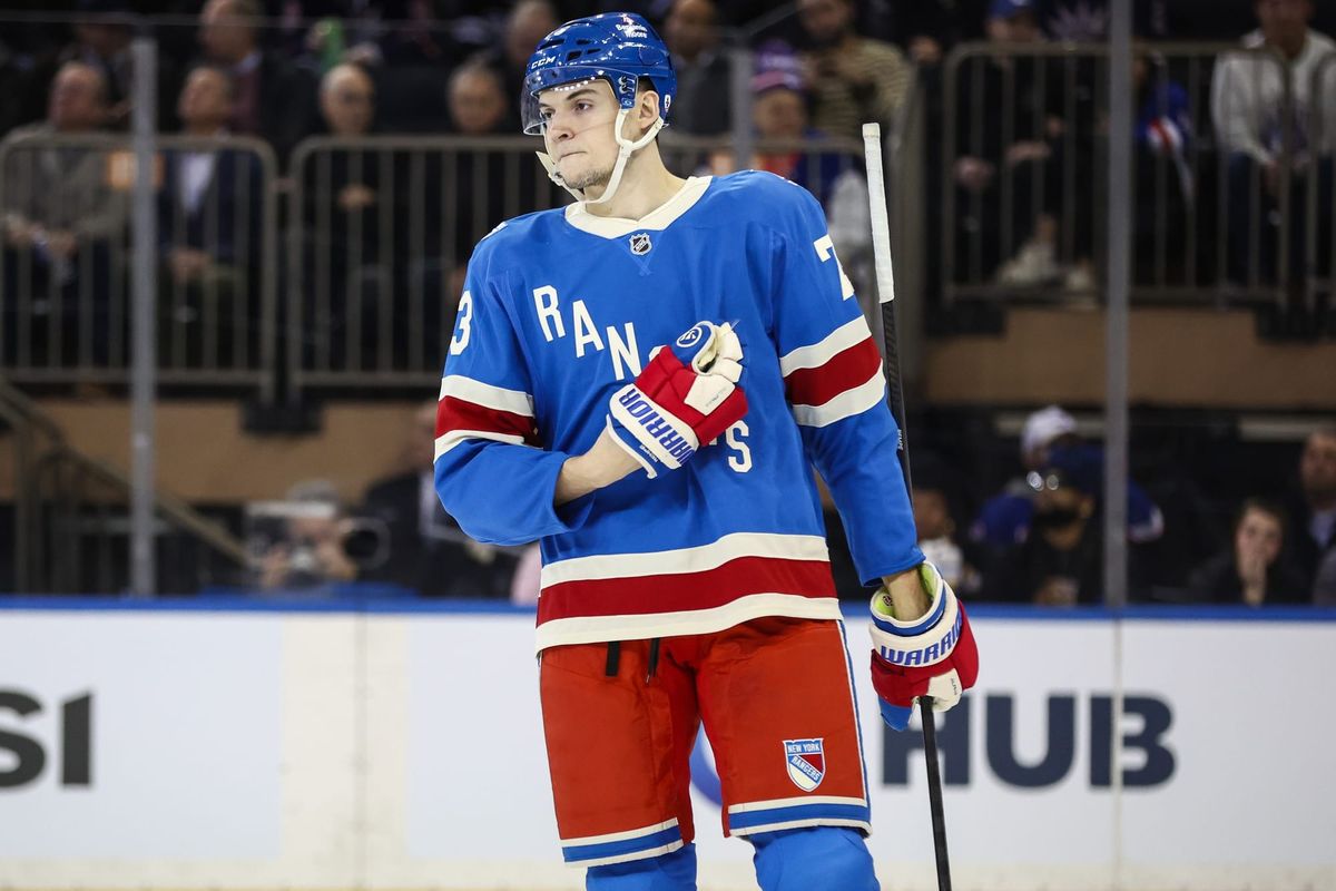 Rangers Place Matt Rempe Back on Injured Reserve