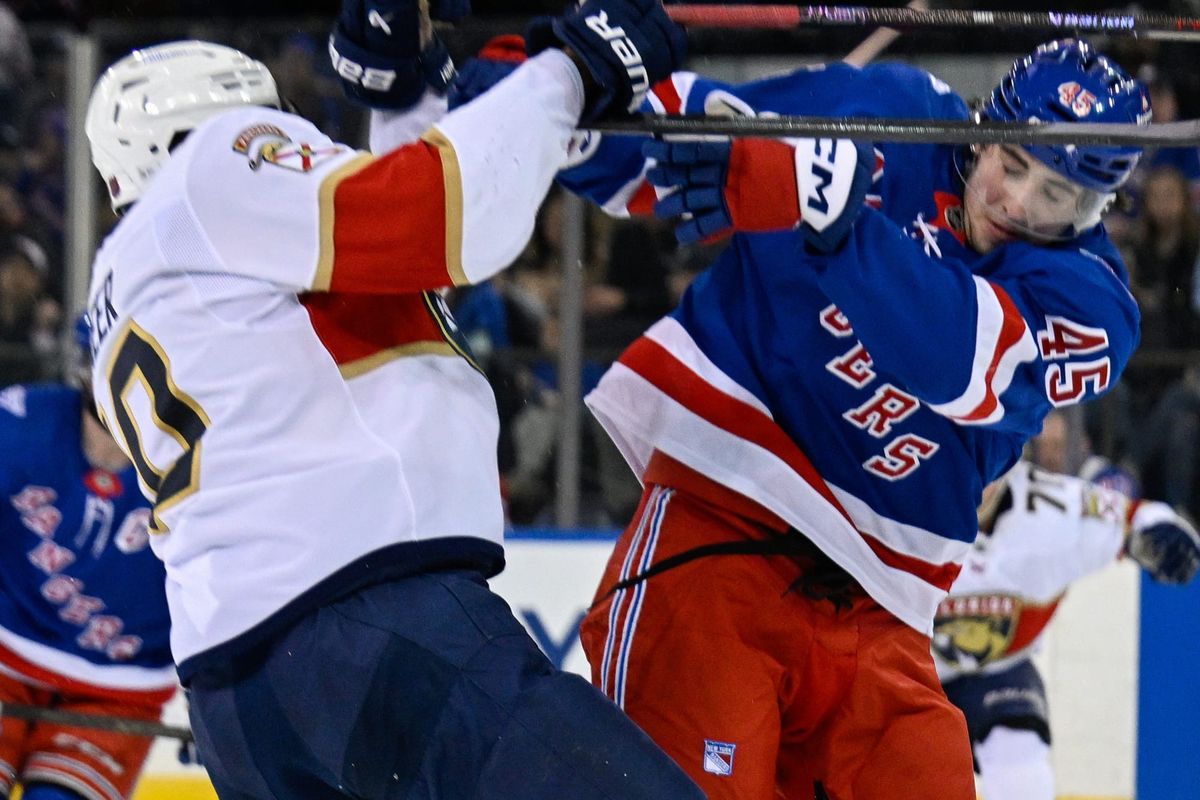 Recap: Sykora, Shesterkin Propel Rangers Past Panthers, 3-1