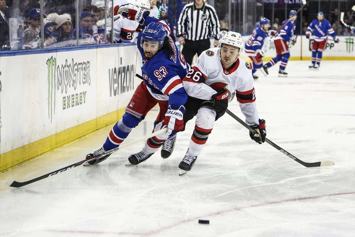 Game #71: Ottawa Senators vs. New York Rangers Open Thread