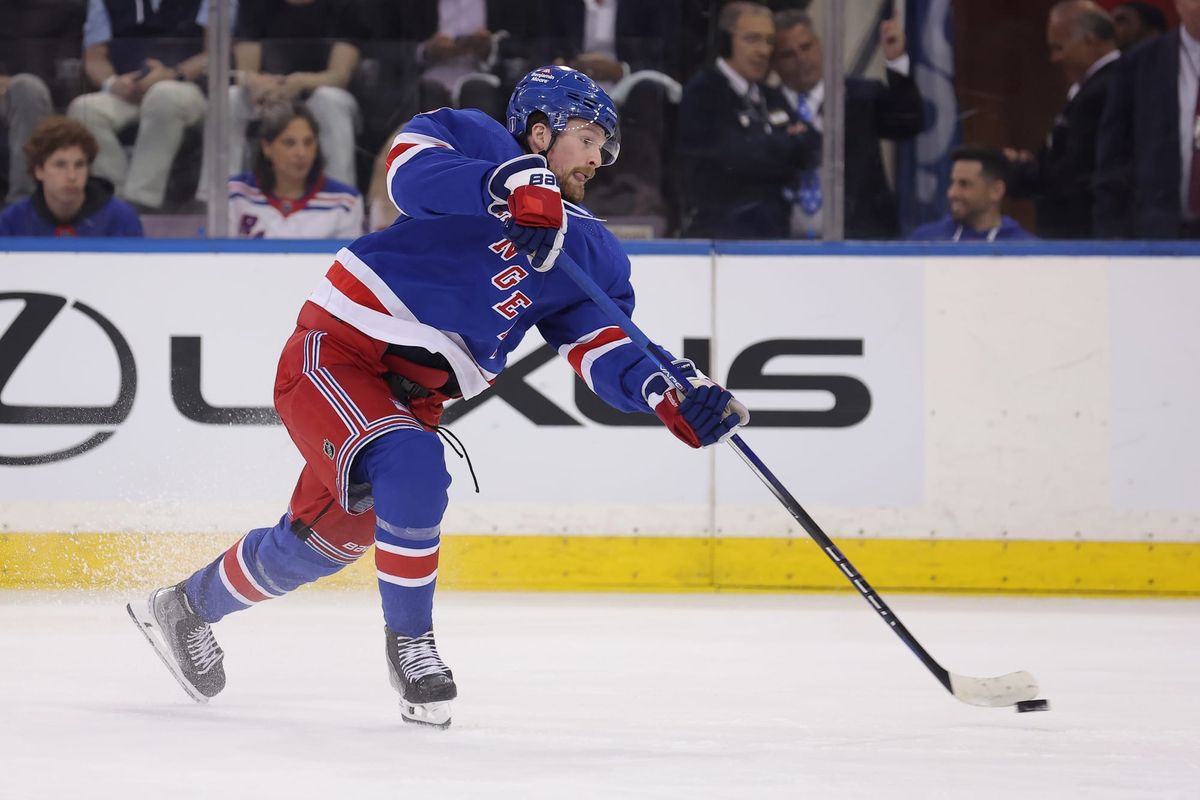 Recap: Alexis Lafrenière’s Hat Trick Powers Rangers to 4–0 Win Over Flames