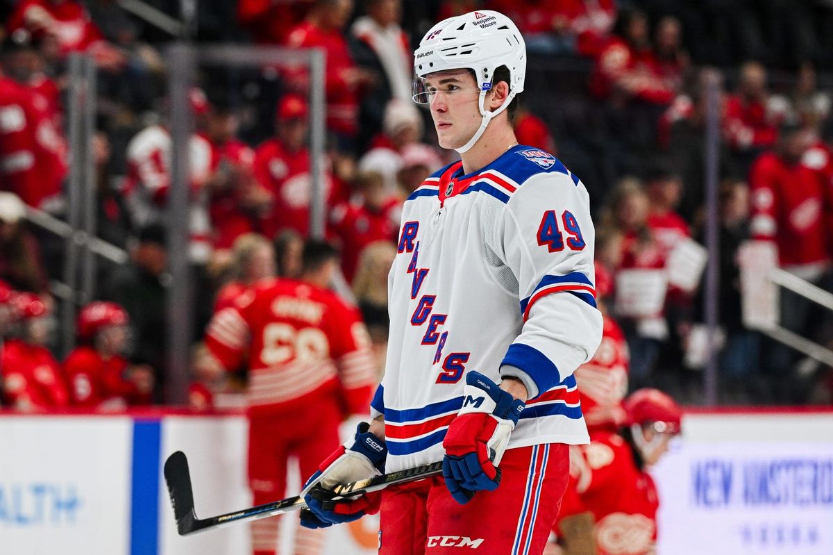 Rangers Recall Parssinen, Chmelar From Hartford and Send Down Morrow, Brisson
