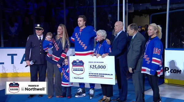 Will Cuylle Wins 2025 Steven McDonald Extra Effort Award